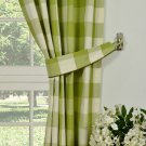 Moonbay Checks Concealed Tab Top Cotton Curtains
