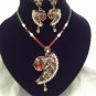 Red White and Green Necklace set