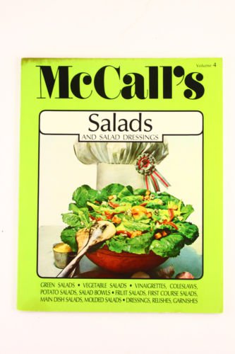 Vintage Cook Book, McCalls Sallads and Salad Dressings, Volume 4