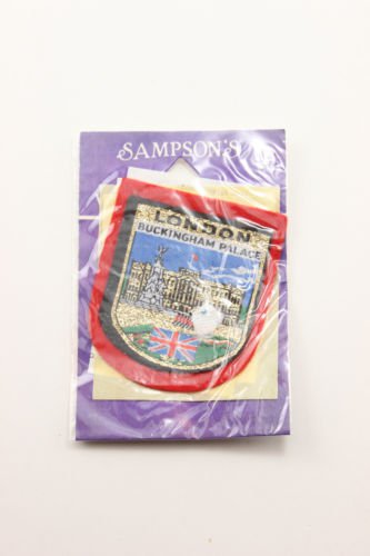 London, England, Union Jack, Buckingham Palace, Woven Patch. New!