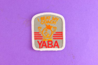 I Beat my coach, Woven Patch, YABA