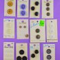 Lot of Classic Buttons, Unused and Still on the Cards!