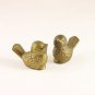 Two Small Brass Birds, Paperweights