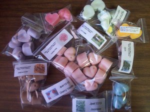 12 Highly Scented Soy Heart Tart Melts U CHOOSE SCENTS!!!