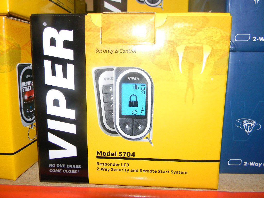 Viper 5704 Responder LC3 SST 2Way LCD Pager Car Alarm with 1Mile