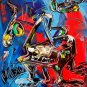 MODERN ABSTRACT IMPRESSIONIST CANVAS SIGNED by Mark Kazav SDF