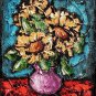 SUNFLOWERS TIME LARGE ORIGINAL OIL PAINTING MODERN ART G4G45GG