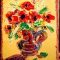 FLOWERS BY MARK KAZAV LARGE CANVAS ART COMES STRETCHED Gqwefq7i7
