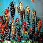 USA  FINE  ART  UNIQUE LARGE ORIGINAL   PAINTING MODERN ABSTRACT 087R67T