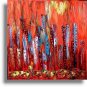 ABSTRACT NYC SUPER LARGE ORIGINAL OIL PAINTING MODERN ART REGH