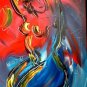 NUDE TIME LARGE ORIGINAL OIL PAINTING MODERN ART P98Y89