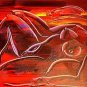 RUSSIAN IMPRESSIONIST UNIQUE LARGE ORIGINAL OIL PAINTING MODERN ABSTRACT WERGER