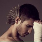 Unisex Artilady Fashion feather ear cuffs earrings men jewelry