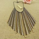fashion jewelry tassel metal necklace