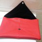 Sole leather embossing granular texture envelope bag