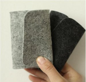 minimalist wool felt wallets, card package