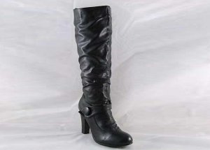 knee high button boots