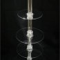 Acrylic cake stand  5 tier
