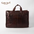 Handmade Real Leather Fashion Blocks Hand Bag Big Volume-Cobbler Legend