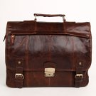 Real Cow Leather Cobbler Legend Block Splicing Hand Bag /Messager Bag