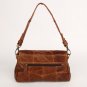 Real Cow Leather Cobbler Legend Block Splicing Shoulder Bag