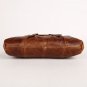 Real Cow Leather Cobbler Legend Block Splicing Shoulder Bag