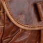 Real Cow Leather Cobbler Legend Block Splicing Shoulder Bag
