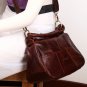 On Sale Real Cow Leather Cobbler Legend Block Splicing Shoulder Bag