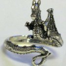 Sterling Silver Dragon Ring