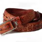 men's genuine leather belts ,  cowhide leather high quality fashion Crocodile belt
