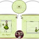 Ballerina Birthstone Gift Can - template - AUGUST