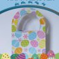 Easter Packaging - 6 paper handled bags - Easter egg pattern- FREE SHIPPING