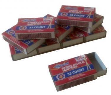 50 New Empty Commercial Matchboxes without matches
