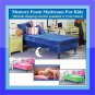 Kids-Pedic 6-inch Twin Luxury Memory Foam With Blue Waterproof Cover
