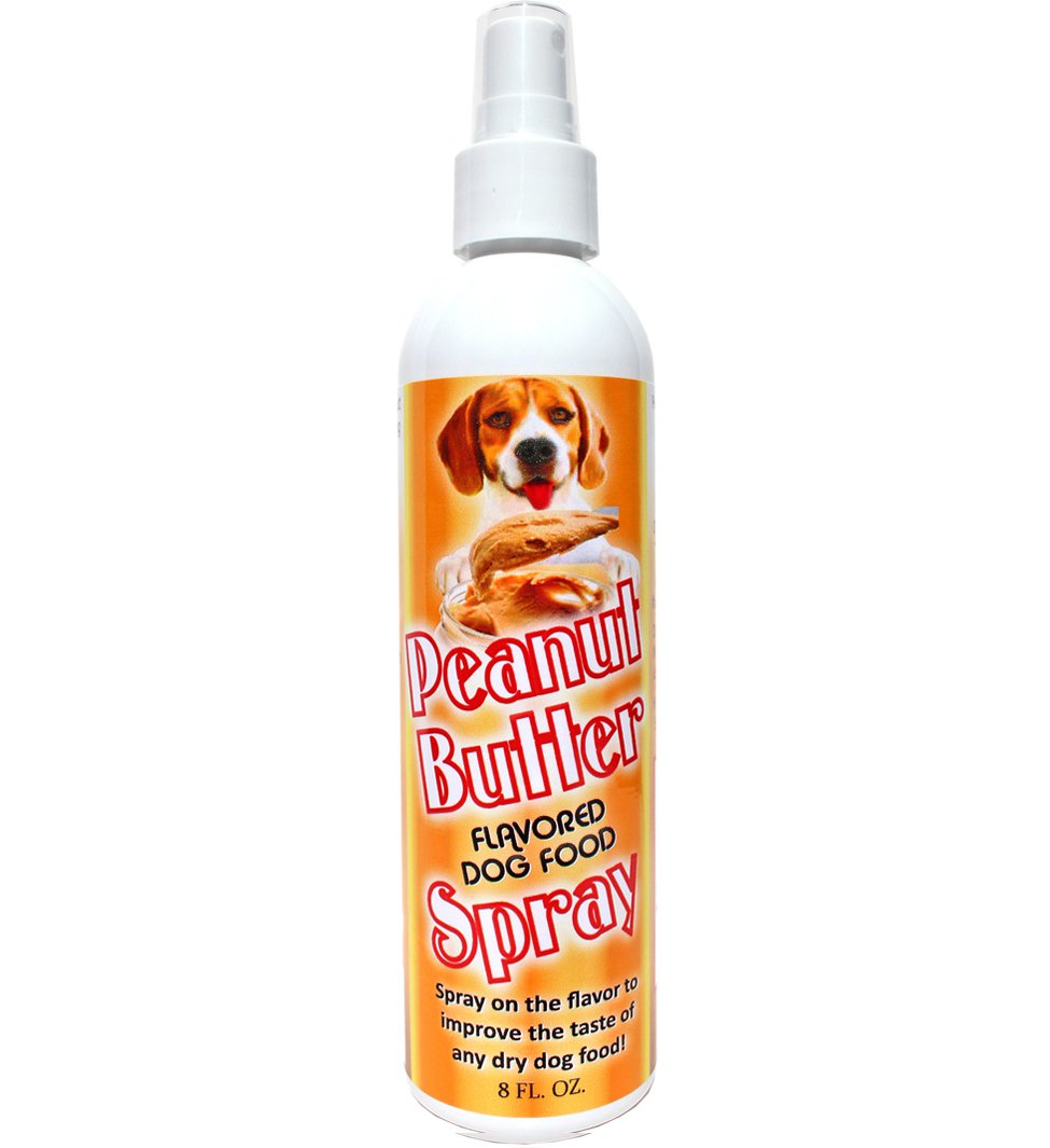 Peanut Butter Spray For Dry Dog Food