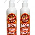 Bacon Spray for dry dog food 2 bottle deal