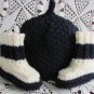Hand knitted baby set shoes and hat 0-6 months