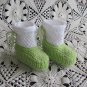 Hand Knitted baby shoes 0-3 months
