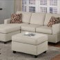F7664 Sectional Sofa w/ Ottoman