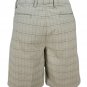 Greg Norman Performance Golf Shorts (Taupe Plaid,36)