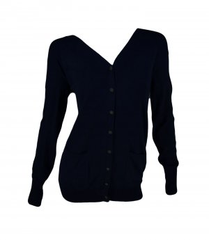 Fylo by Nylon Women's Cardigan (Dark Blue,S)