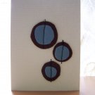 Blue and Brown Felt Circles Card
