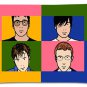Blur Damon Albarn Rock band tour Pillow case