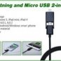 Lightning And Micro USB 2 in 1 Cable