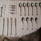22 Piece - Ekco Eterna "Seashell" Stainless Flateware Set