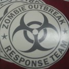 ZOMBIE Attack Outbreak Response team Vinyl decal sticker waterproof