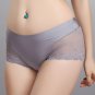 3 pairs women grey Lace briefs ladies lingerie size XL female underwear panties