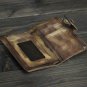 vintage genuine leather men wallet man purse male credit card clutch bag coin case