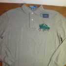 Polo Ralph Lauren Shirt Mens DUAL MATCH PLAYER PONY GREY