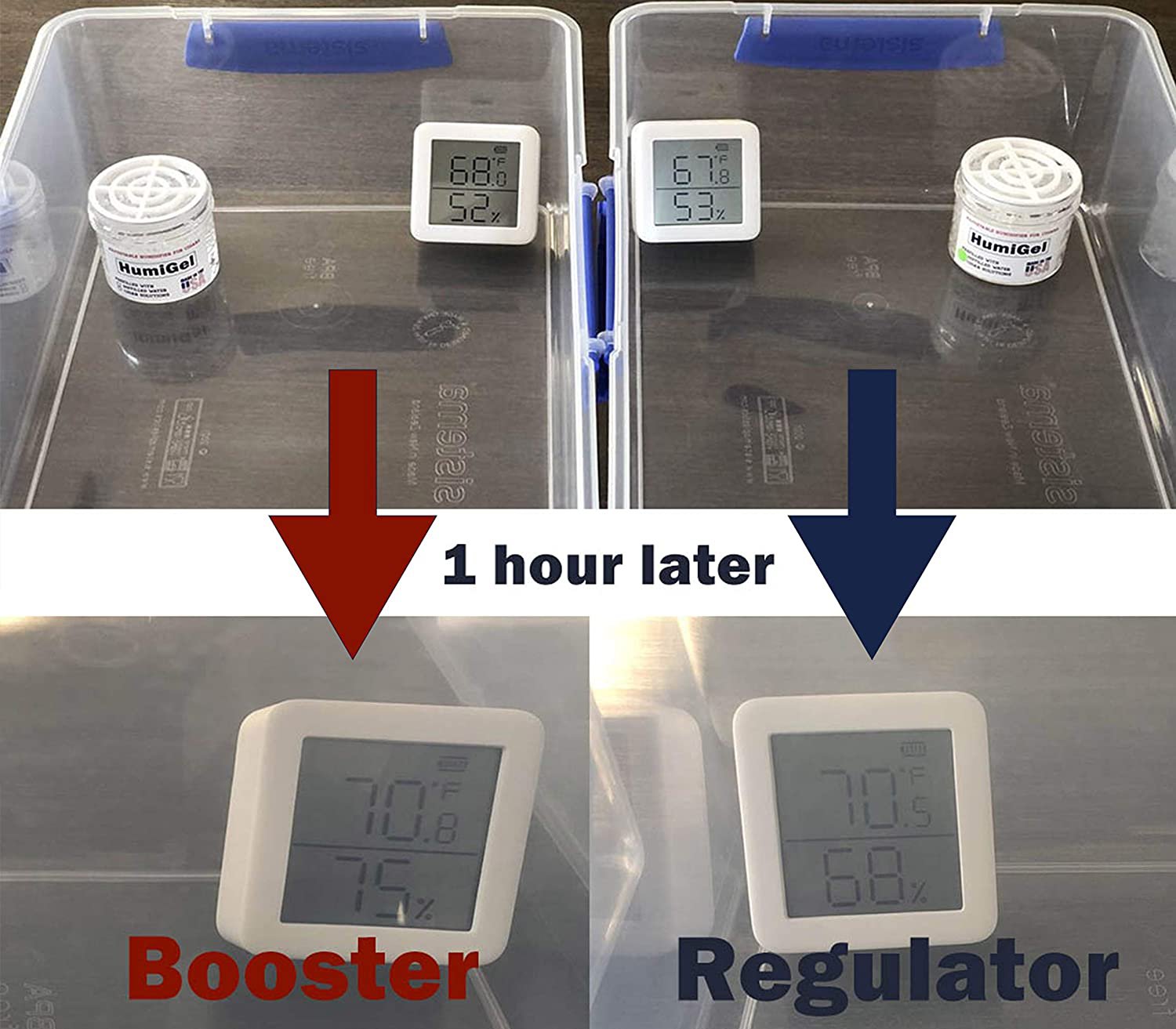 Cigar Humidifier Humidor Crystal Gel RH 70 8 OZ Refill Pack x 2 (Total 16 OZ)